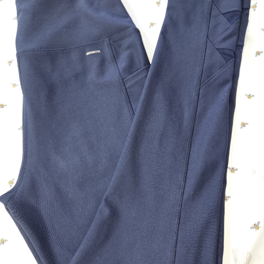 Mondetta Performance Luxury Workout Blue Leggins Size M - Picture 7 of 7